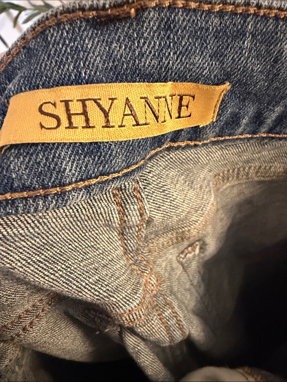 Shyanne Joni High Rise Trouser Jeans 26x32 Wide Cuff Western Boho - Picture 5 of 9